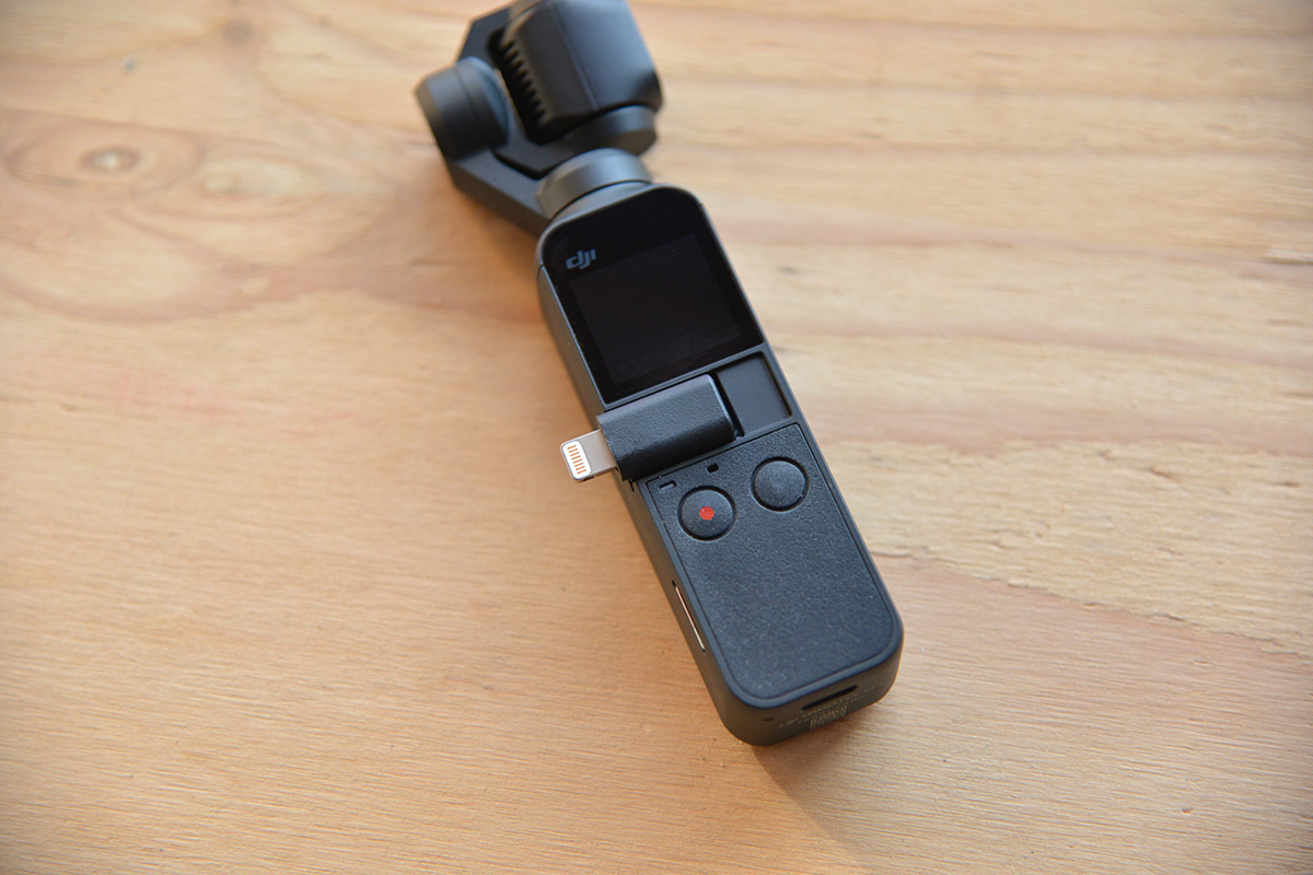DJI Osmo Pocketをもっと撮影しやすくするLightning – USB Type-C 