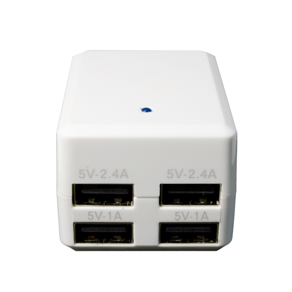 USB-ACアダプタ 高出力4.8A 4ポート [IPA-40U] 株式会社ミヨシ