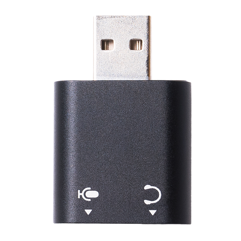 オーディオ変換アダプタ USBポート – 3.5mmミニジャック 3極タイプ [PAA-U3P]