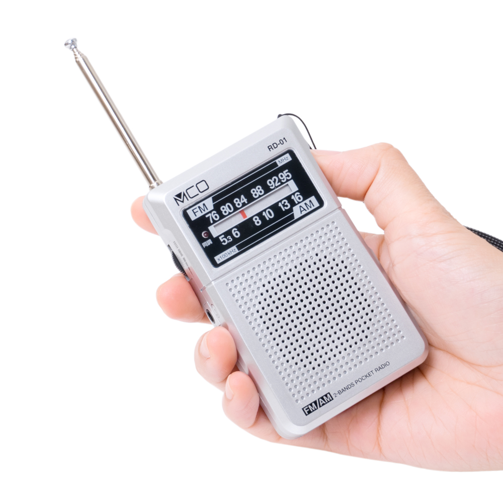 ワイドFM対応 ポケットラジオ [RD-01]