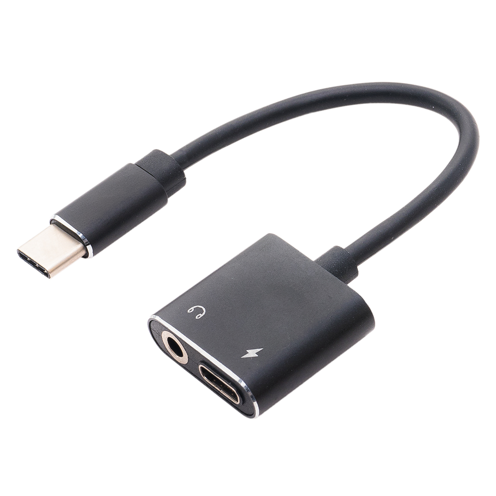 USB Type-C オーディオ変換ケーブル 4極+USB Type-C タイプ [SAD-CE03]
