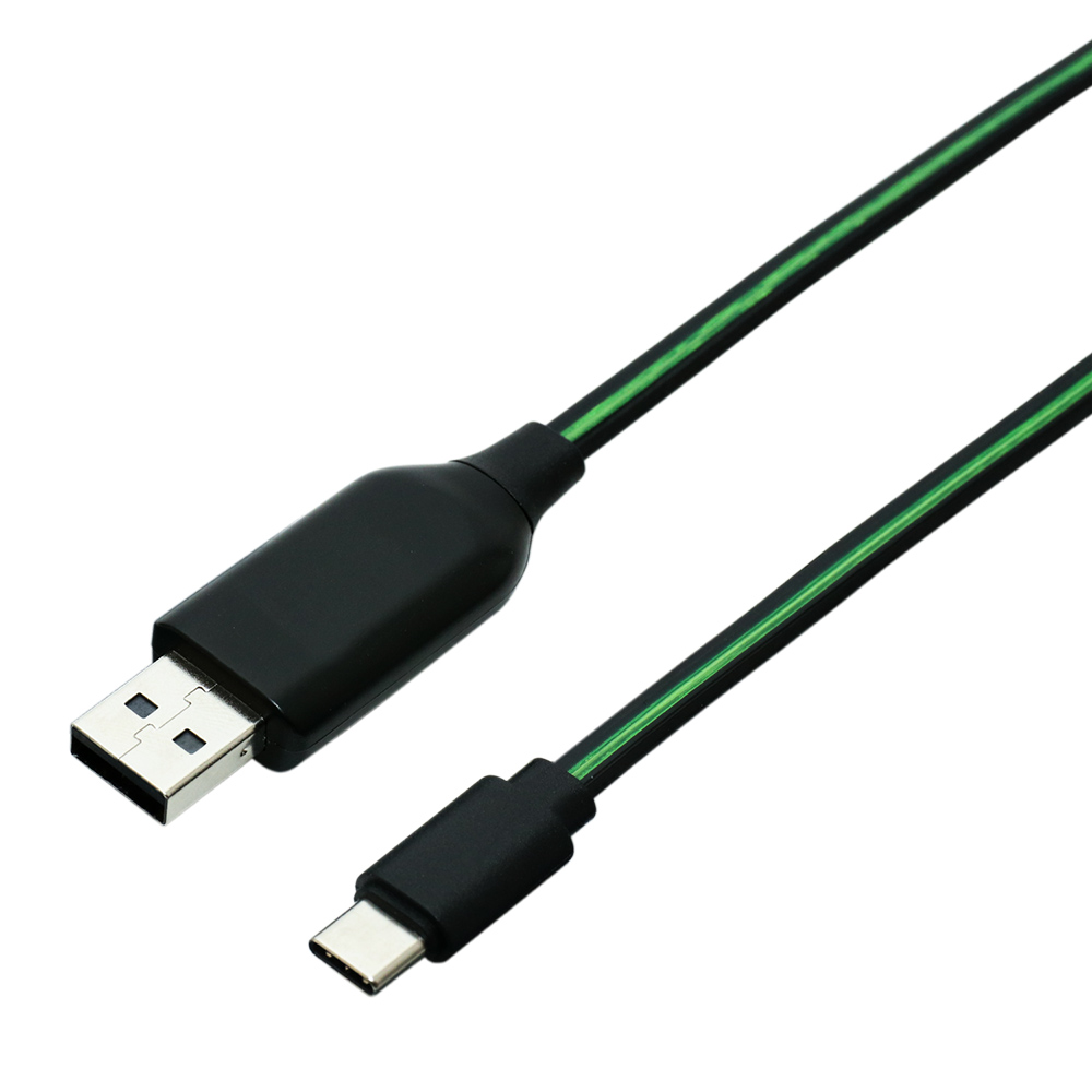 LED内蔵USBケーブル USB Type-Cコネクタ [SLE-C10]