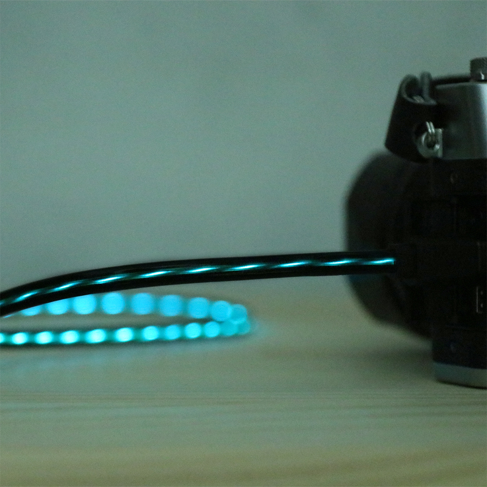 LED内蔵USBケーブル USB Type-Cコネクタ [SLE-C10]