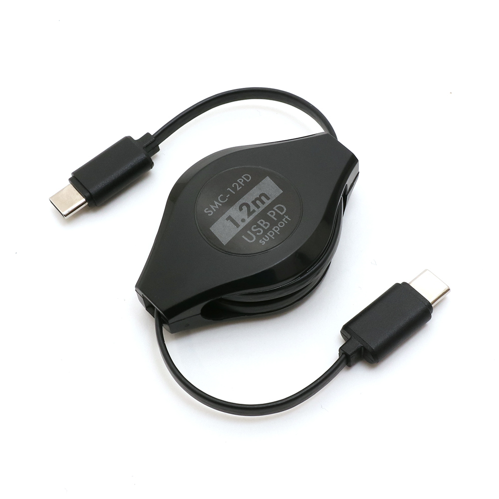 USB Type-C ケーブル コードリールタイプ [SMC-12PD]