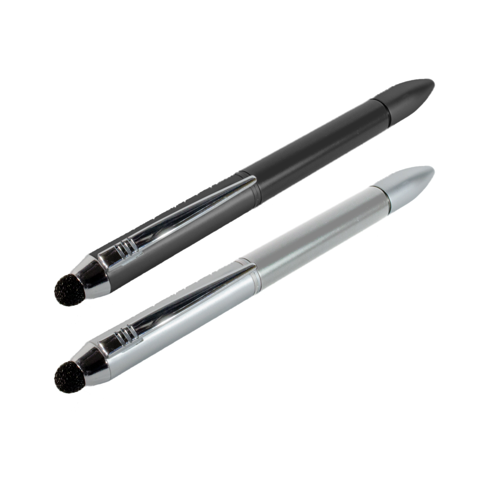 静電容量式対応ファイバ-ヘッドタッチペン ペン先交換タイプ シルバ-  品質が ミヨシ MCO  stp-10 sl