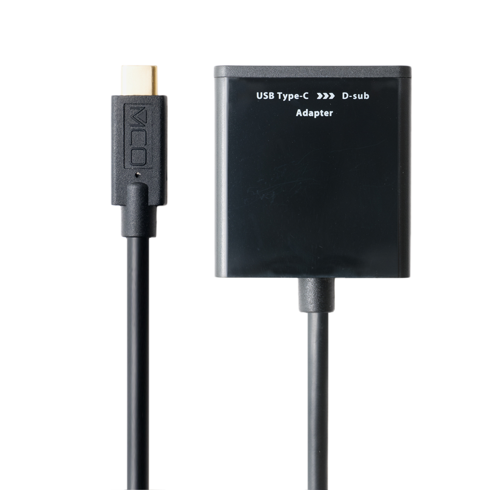 Full HD対応 USB Type-C – D-sub 変換アダプタ [USA-CDS01]