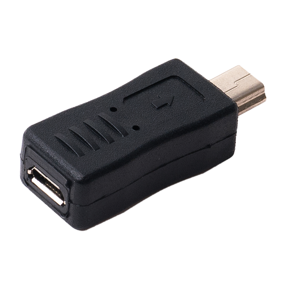 USB変換アダプタ USB micro B – USB mini B オス [USA-MCMI]