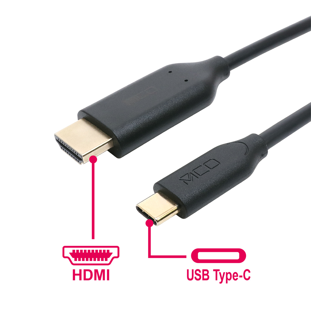 USB Type-C – HDMI変換ケーブル [USD-FHXX]